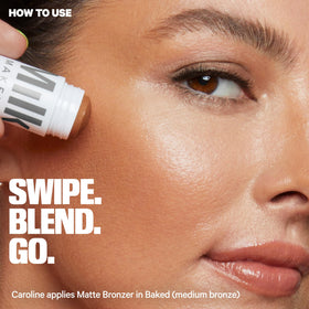 Milk Makeup trio styled in an urban studio setting showing creative self‑expression