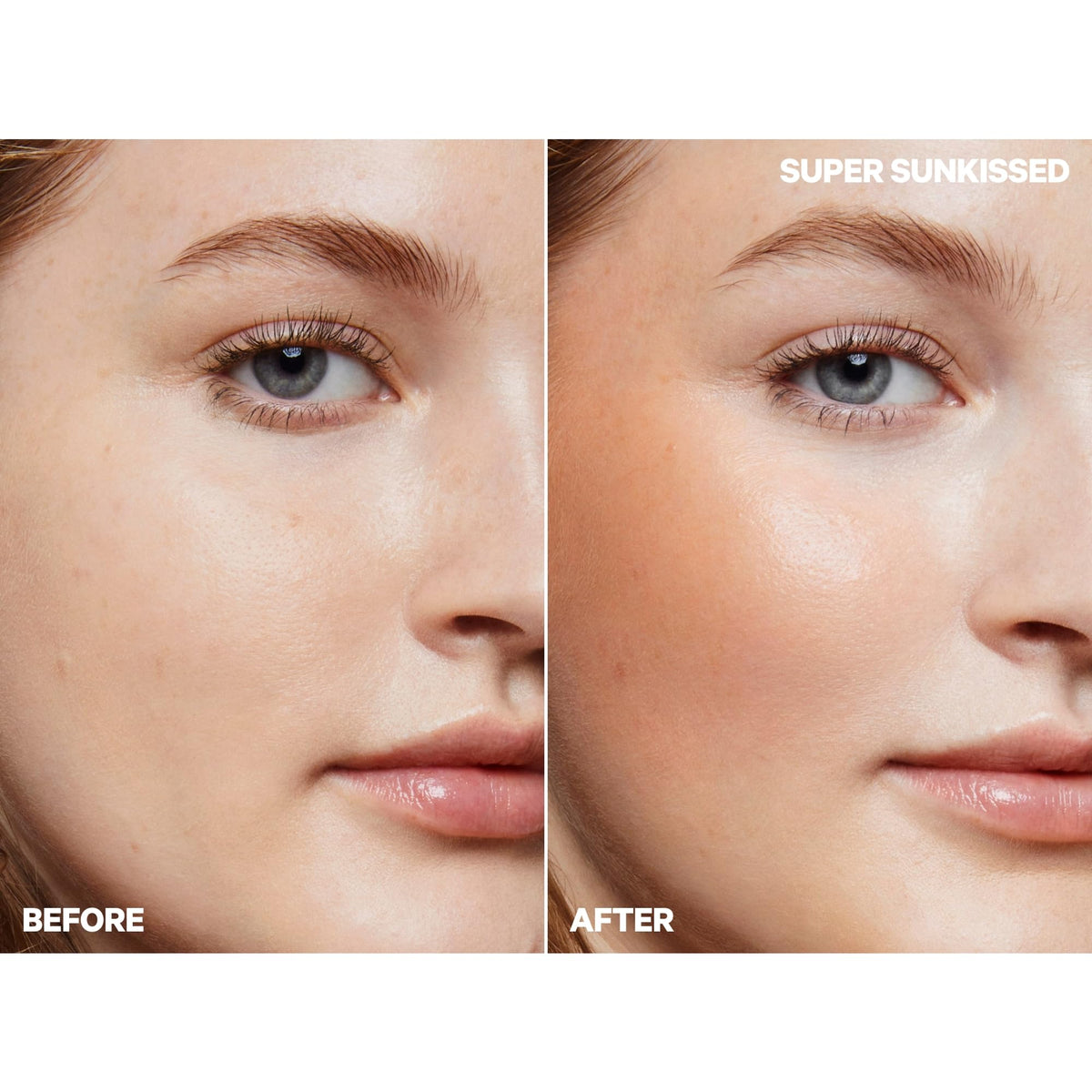 Milk Makeup being blended on cheekbones for natural contour and warm finish