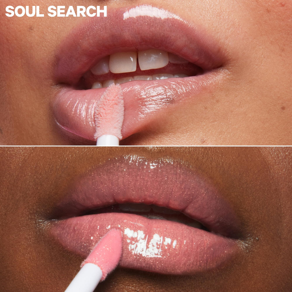 Milk Makeup crushed gemstones close-up adding reflective sparkle and shine