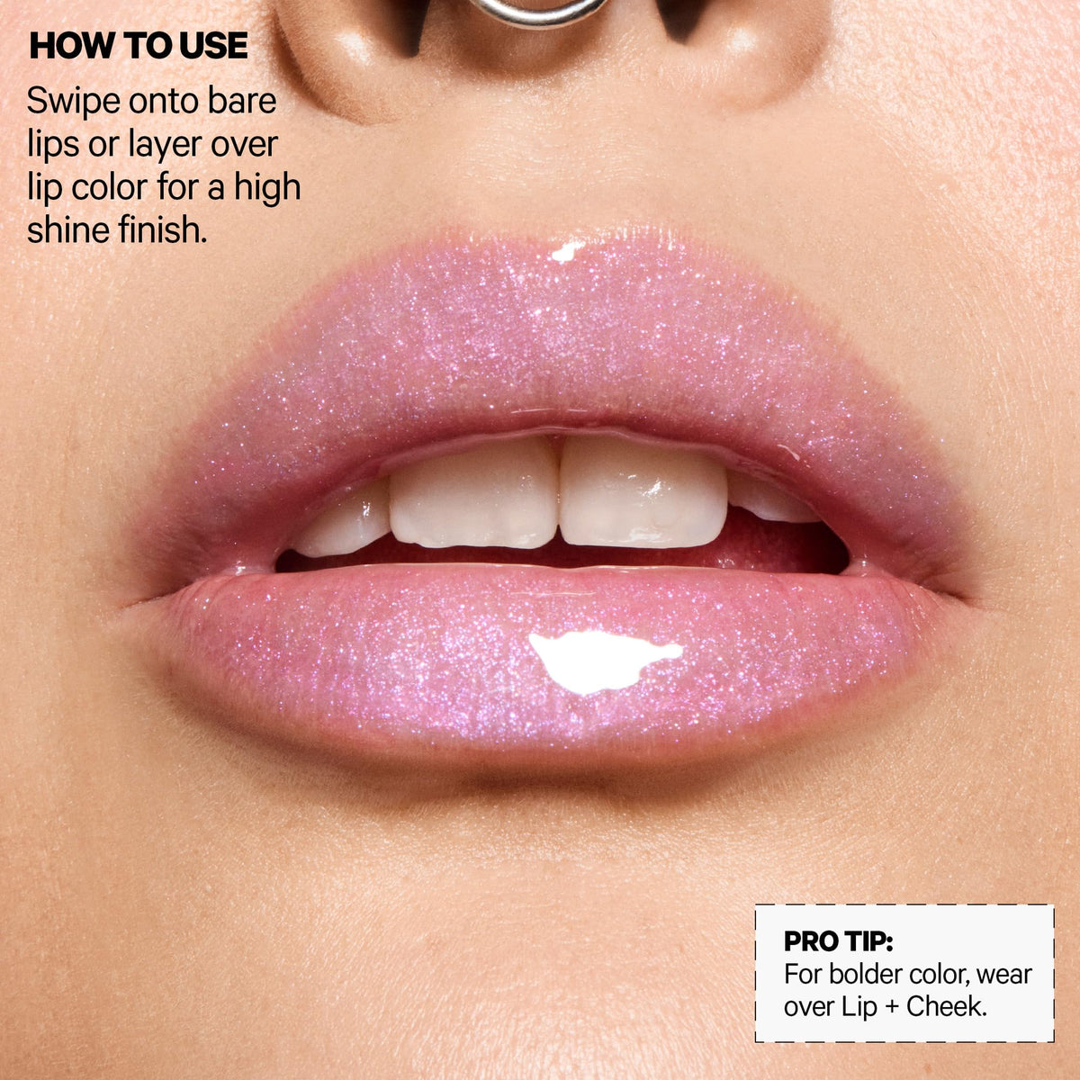 Milk Makeup tube held in hand to show compact 0.2oz travel-friendly size