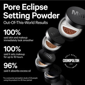 Milk Makeup open sifter detail displaying mess-free dispenser for precise application