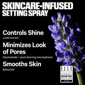 Milk Makeup mist texture detail illustrating lightweight matte effect