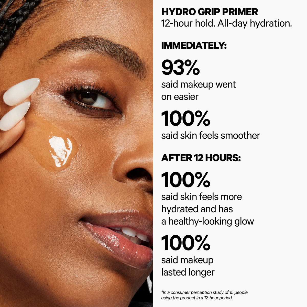 Milk Makeup Werk lip + cheek stick open showing creamy formula and blendable color benefit