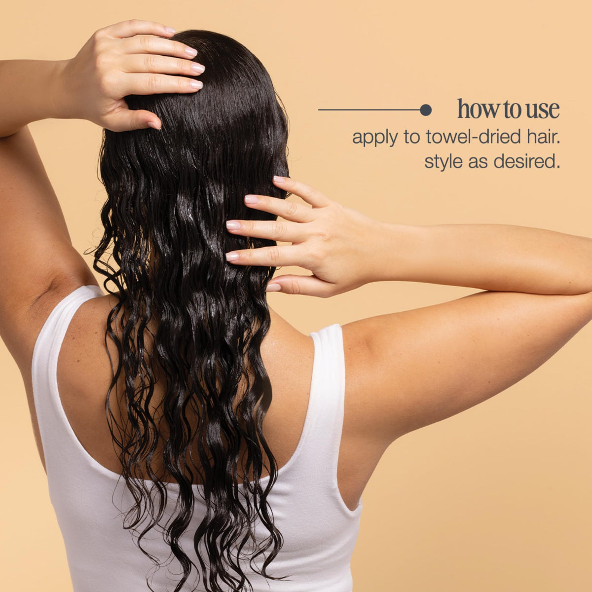 milk_shake applied to wet hair demonstrating improved curl formation and reduced frizz