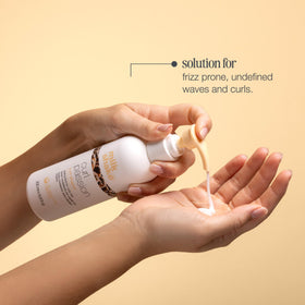 milk_shake bottle in hand to show 6.8 fl oz size for accurate scale