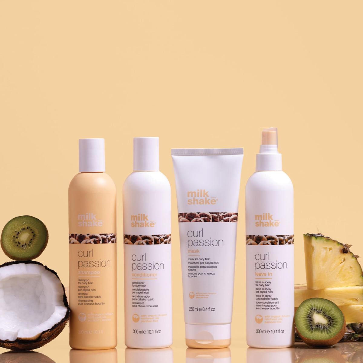 milk_shake product staged in bathroom routine showing daily styling convenience