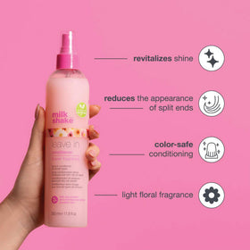 milk_shake spray nozzle spraying mist for easy detangling