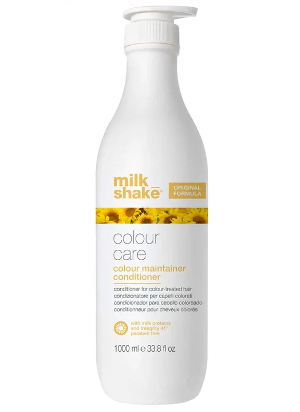 milk_shake front packaging showing conditioner bottle and clear labeling for color protection
