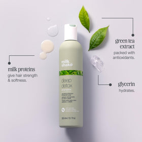 milk_shake camellia sinensis green tea close-up highlighting botanical soothing