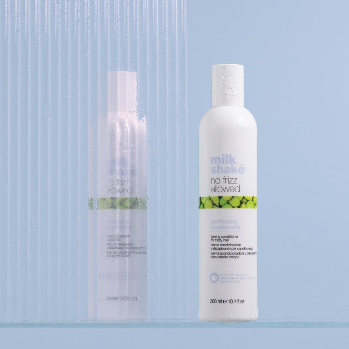 milk_shake on bathroom shelf in lifestyle scene suggesting daily use routine