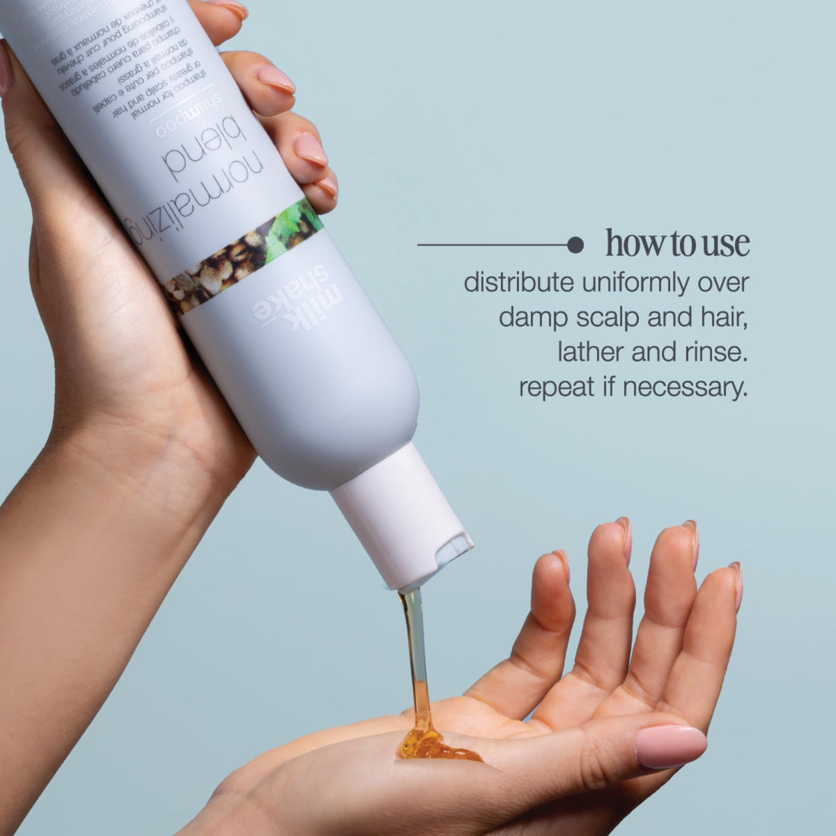 milk_shake rich foam texture on palm demonstrating gentle yet effective cleansing