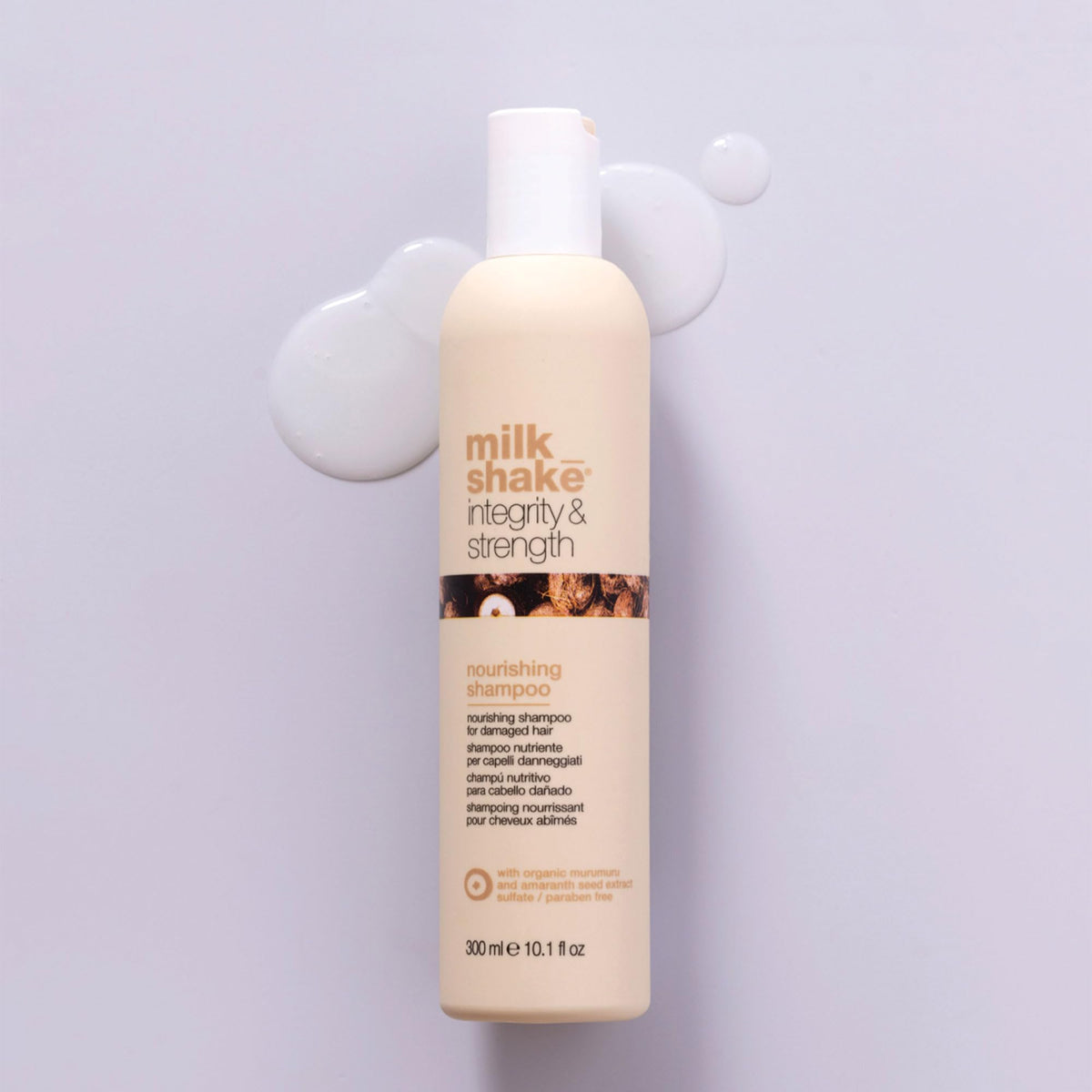 milk_shake shampoo being applied in shower showing easy rinsing benefit
