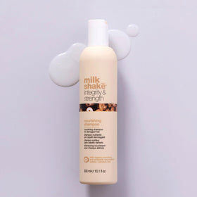 milk_shake shampoo being applied in shower showing easy rinsing benefit