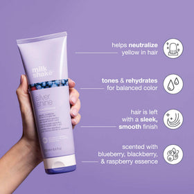 milk_shake open cap and creamy violet texture showing product consistency and spreadability