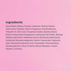milk_shake foam used during blow-dry showing frizz control benefit