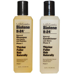 Mill Creek front packaging showing both Biotene H-24 bottles for easy selection and routine