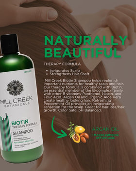mill creek pump dispensing sudsy foam demonstrating gentle lather and cleansing