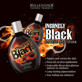 Millennium Tanning lotion texture on hand, smooth silicone feel benefit