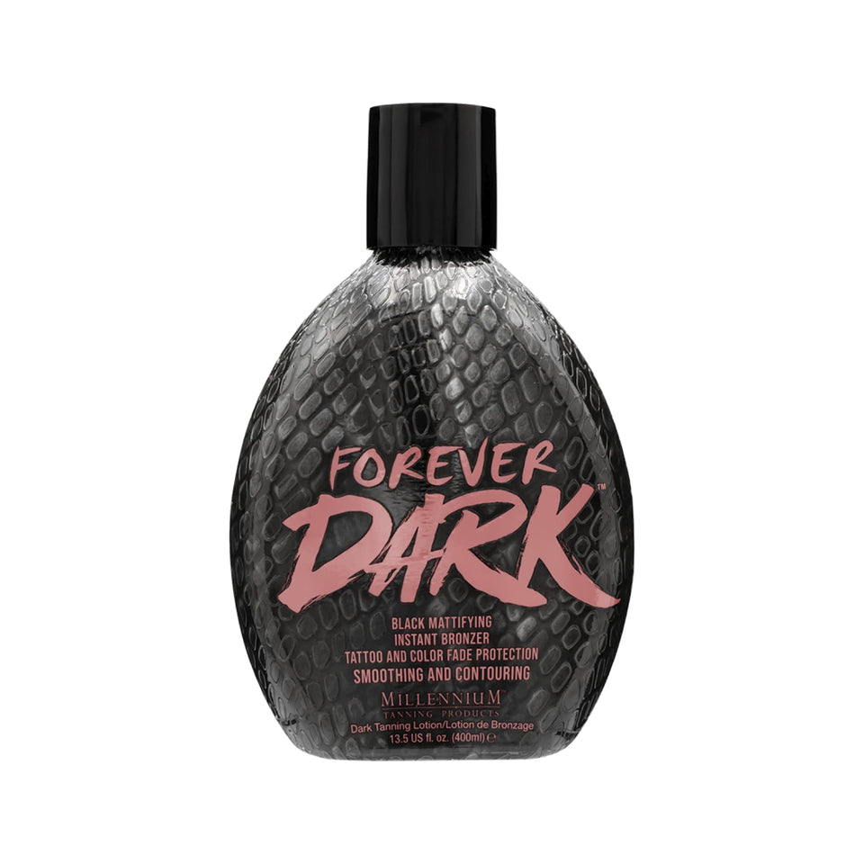 Millennium Tanning front packaging showing product and benefits