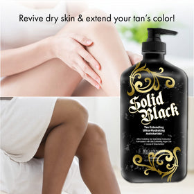 Millennium Tanning applied on arm demonstrating quick absorption and smooth finish