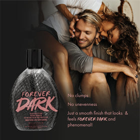 Millennium Tanning lifestyle shot showing matte, camera-ready skin benefit