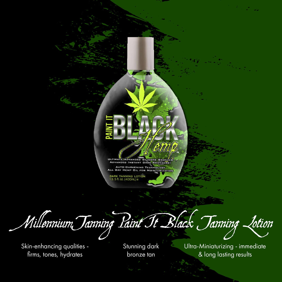 Millennium Tanning close-up of lotion texture and pump showing smooth application