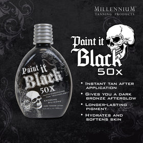 Millennium Tanning lotion texture dispensed demonstrating smooth application benefit