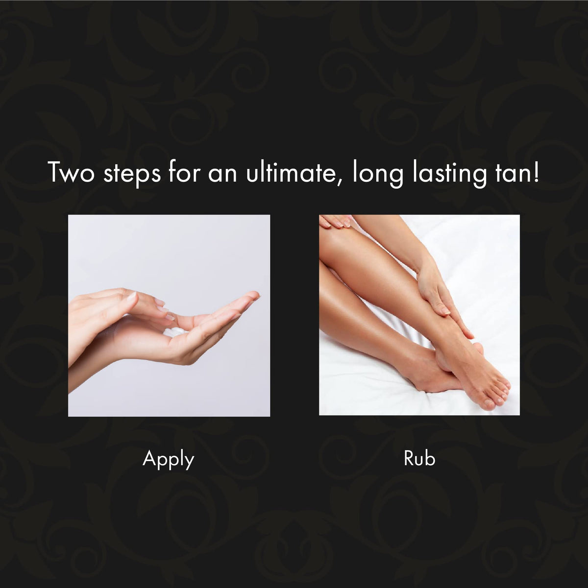 Millennium Tanning bottle in hand for accurate size and travel-friendly benefit