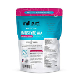 Milliard close-up of translucent pastilles highlighting smooth meltability benefit