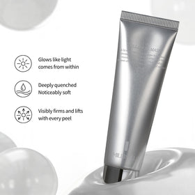 millimilli jar and brush scale showing product size and included applicator
