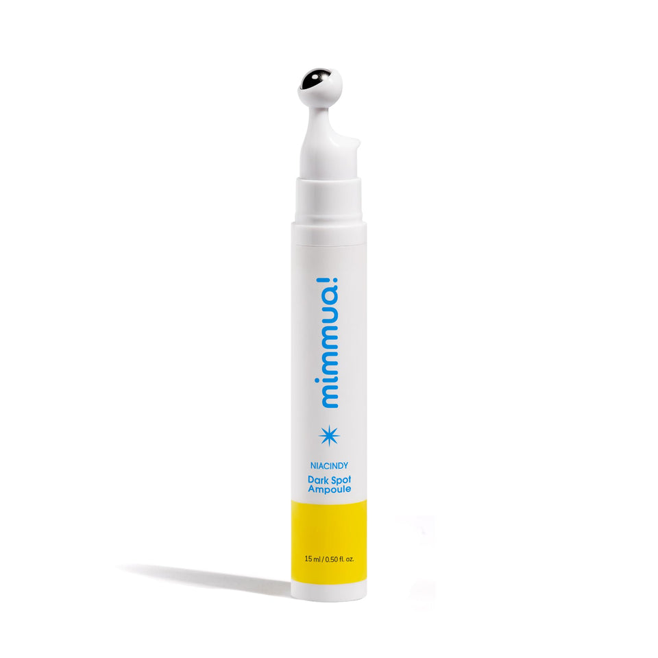 mimmua! bottle front view showing sleek clinical design and clear labeling benefit: recognizable brand packaging