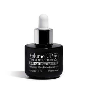 mimmua! front packaging showing serum bottle and branding for clear product ID
