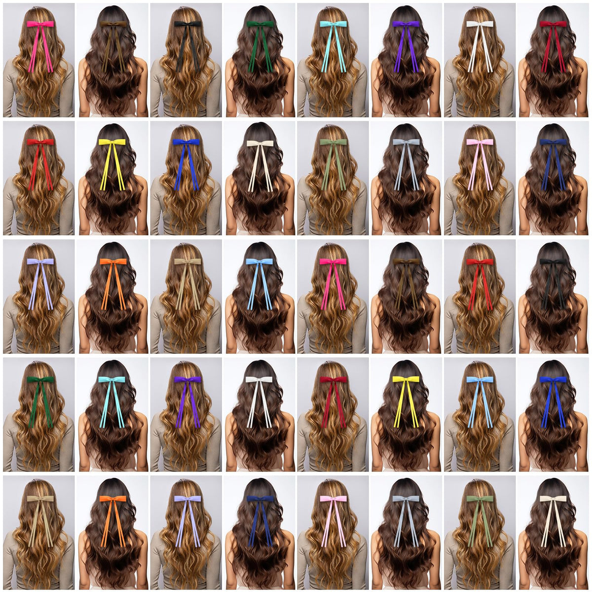 Mimorou bows arranged as party favors showing ready-to-gift convenience benefit