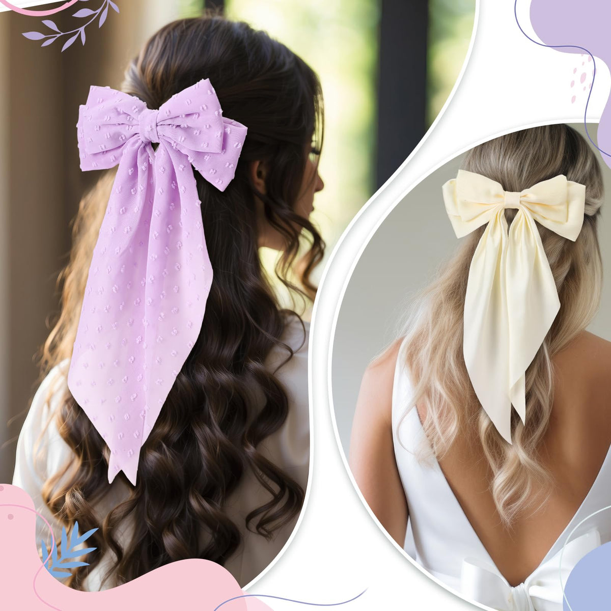 Mimorou bow held in hand illustrating the large size and scale