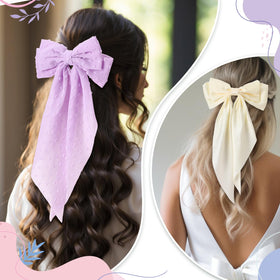 Mimorou bow held in hand illustrating the large size and scale