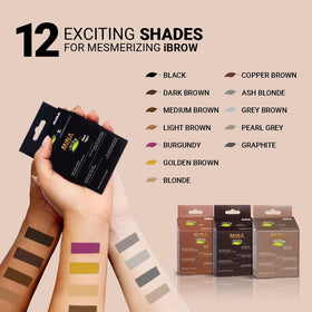 MinaiBrow mixed paste consistency illustrating smooth blend for even coverage