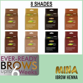 MinaiBrow styled medium brown hair result showing natural shine