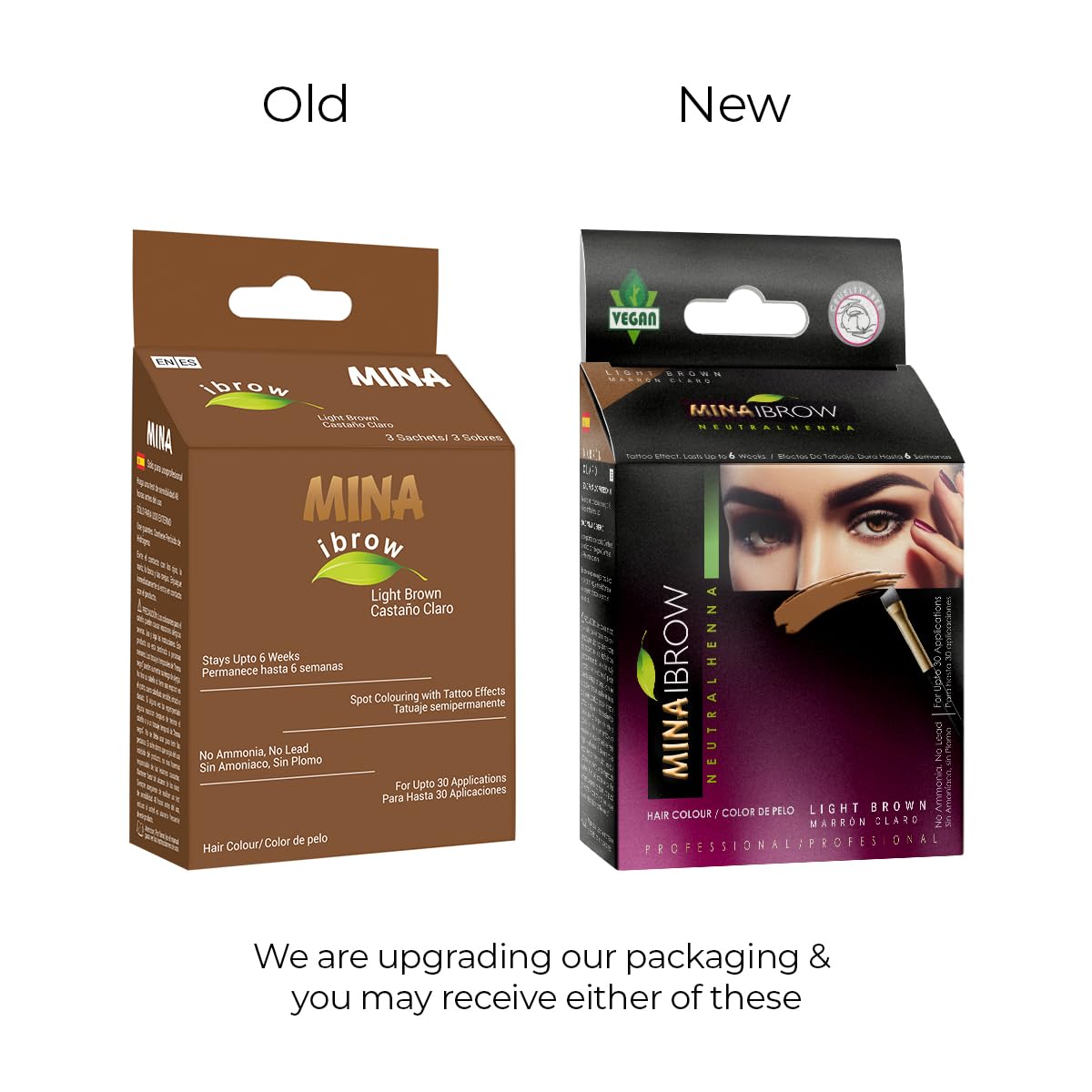 MinaiBrow close-up of powder texture highlighting natural ingredients