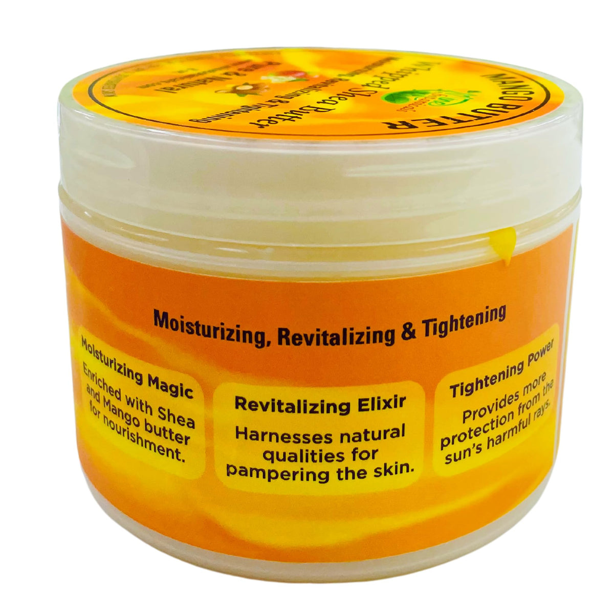 Mine Botanicals jar beside ruler to show 8 oz size and travel convenience benefit