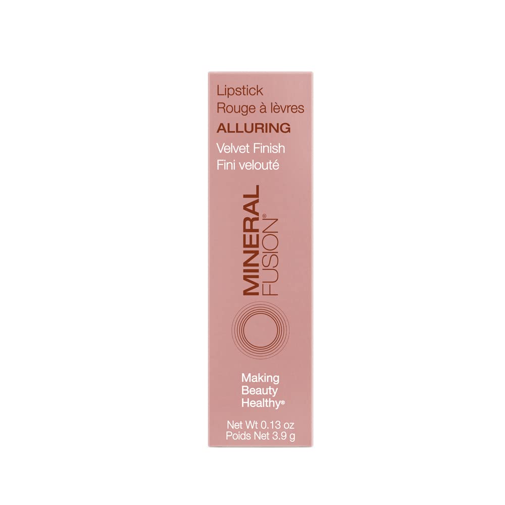 Mineral Fusion lipstick tube open revealing bullet and smooth finish