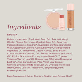 Mineral Fusion natural ingredient display with butters and oils showing nourishing benefit