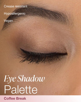 Mineral Fusion open Coffee Break palette top-down view showing four complementary shades
