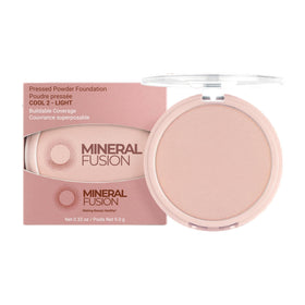 Mineral Fusion compact front showing Cool 2 shade and portable design benefit