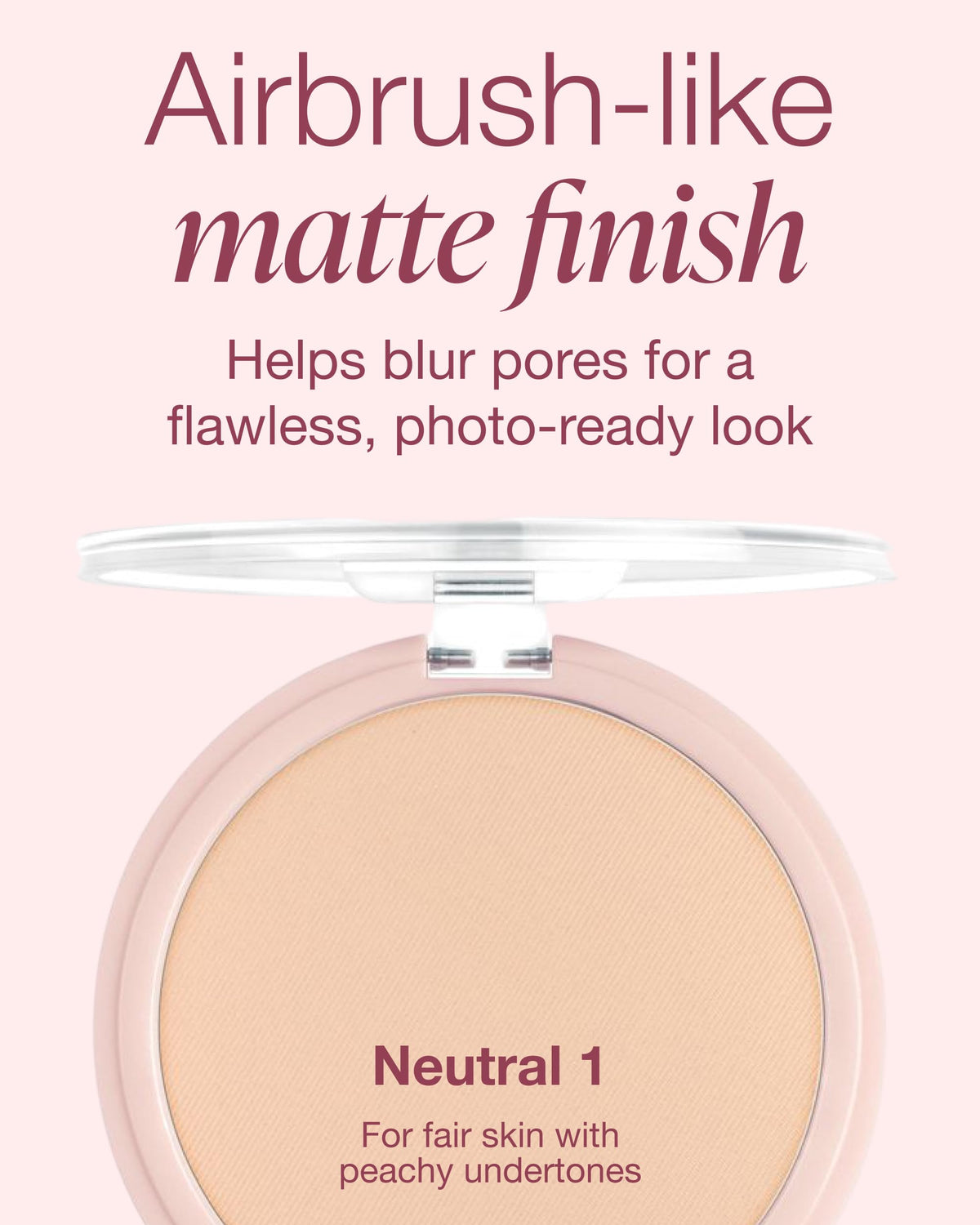 Mineral Fusion compact open with brush illustrating easy on-the-go touch-up benefit