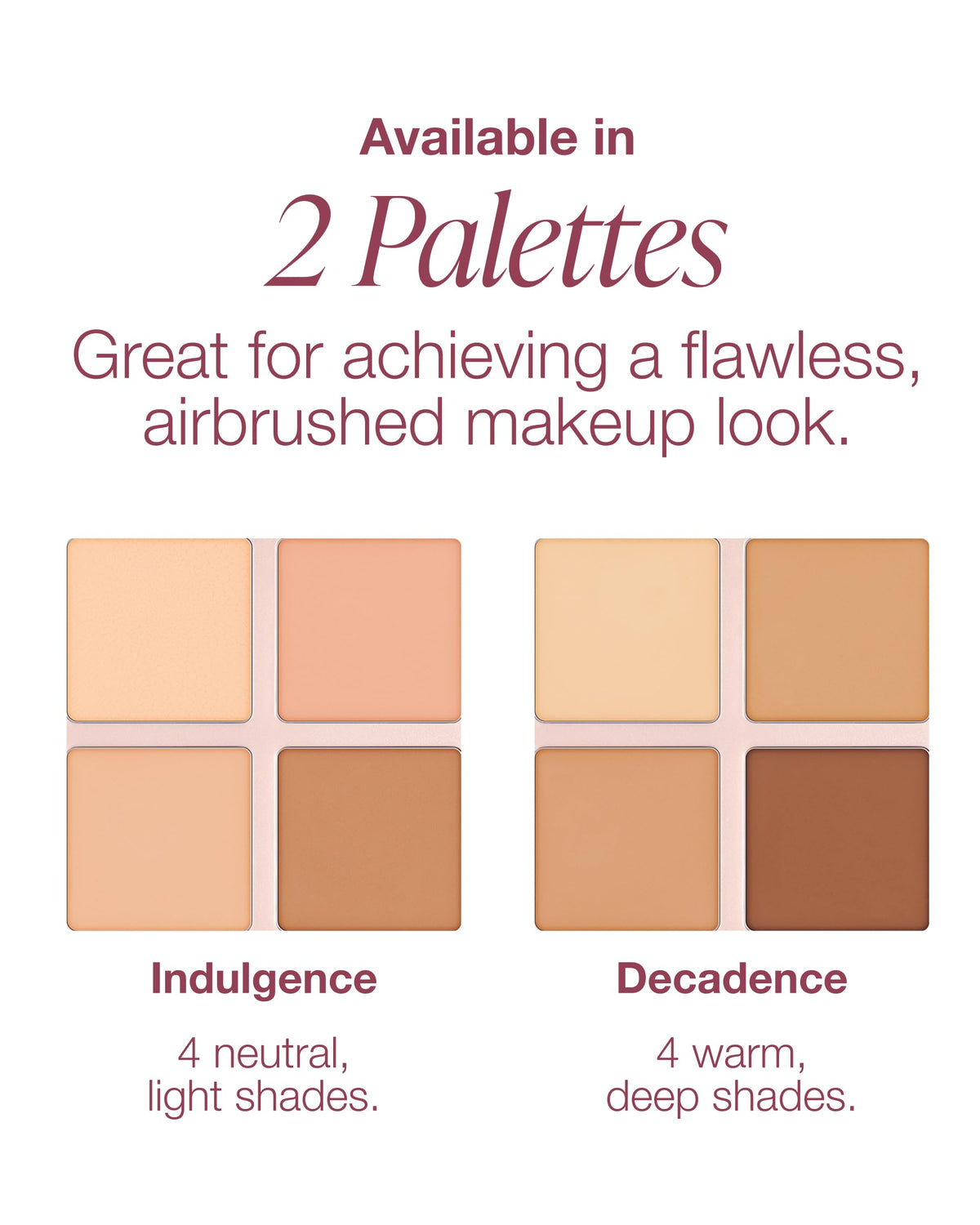 Mineral Fusion palette held in hand to show compact size and travel-friendly scale