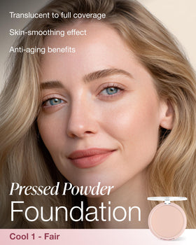 Mineral Fusion open pan close-up highlighting triple-milled texture and smooth application