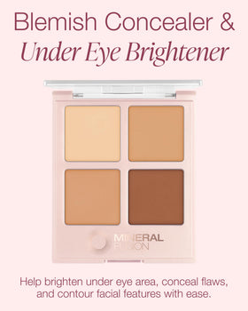 Mineral Fusion creamy concealer texture close-up showing smooth, blendable formula