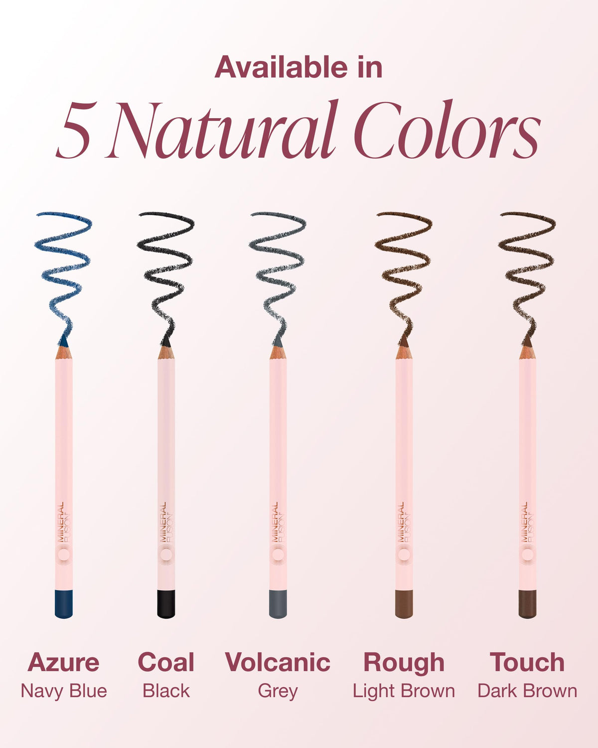 Mineral Fusion pencil next to ruler showing compact size and travel convenience
