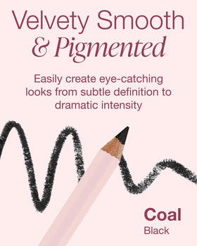 Mineral Fusion eye pencil texture swipe illustrating rich pigment payoff