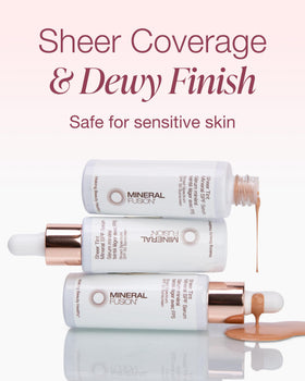 Mineral Fusion ingredient label close-up emphasizing clean formula benefit